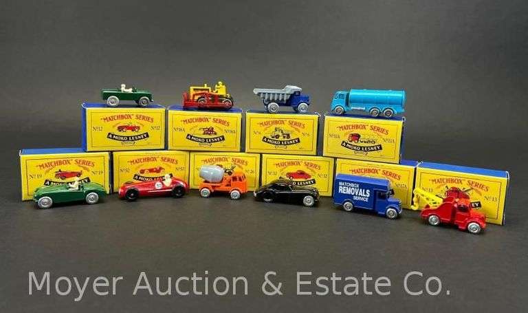 (10) 1992 Matchbox Originals Moko Lesney Authentic Recreations, with Boxes image