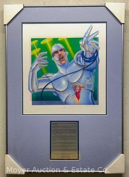L. Ron Hubbard "The Duelist" Illustration Print, By David Willardson 405 of 500, 34"x24" image