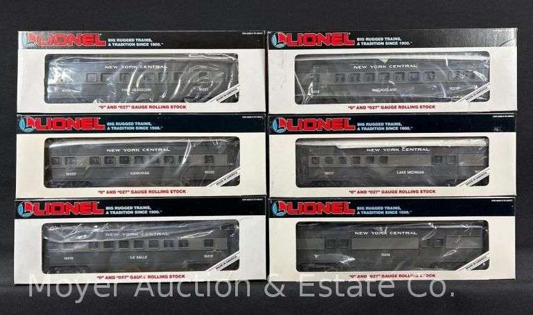 Lionel New York Central Passenger Car 6-Pack, No. 16016-16021, with Original Boxes image