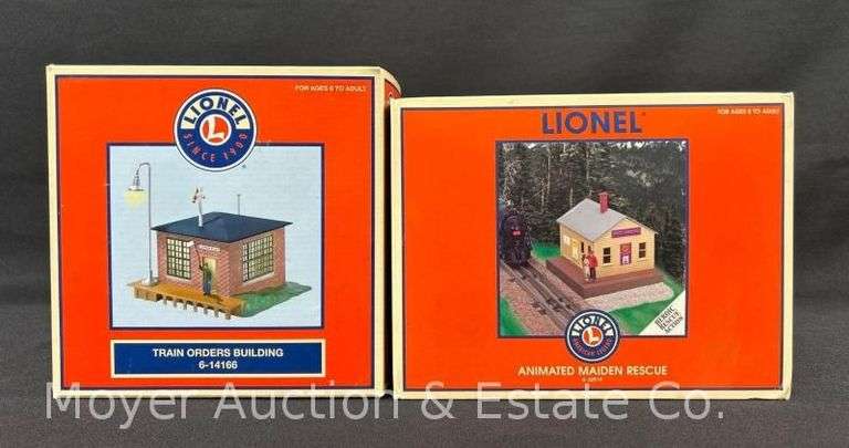 Lionel Train Orders Building No. 14166 and Maiden Rescue No. 32919, with Original Boxes image
