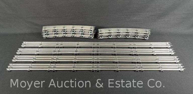 (4) Lionel 40" Straight Track Prices and (14) Lionel 14" Curved Pieces, All Appear New image