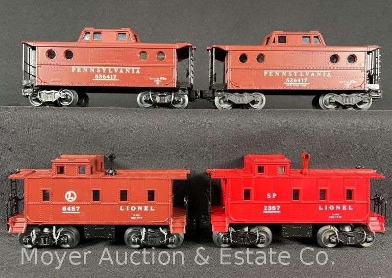 (4) Lionel Cabooses, with Original Boxes image