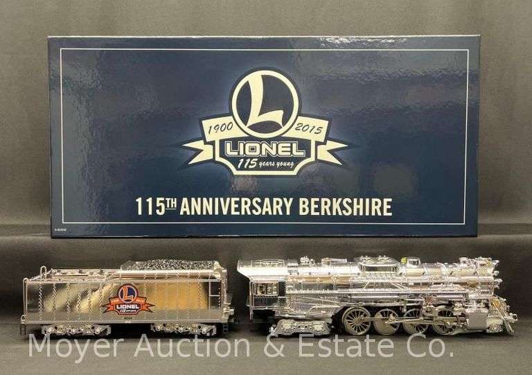 Lionel 115th Anniversary 2-8-4 Berkshire Steam Locomotive & Tender, No. 82959, with Original Boxes image