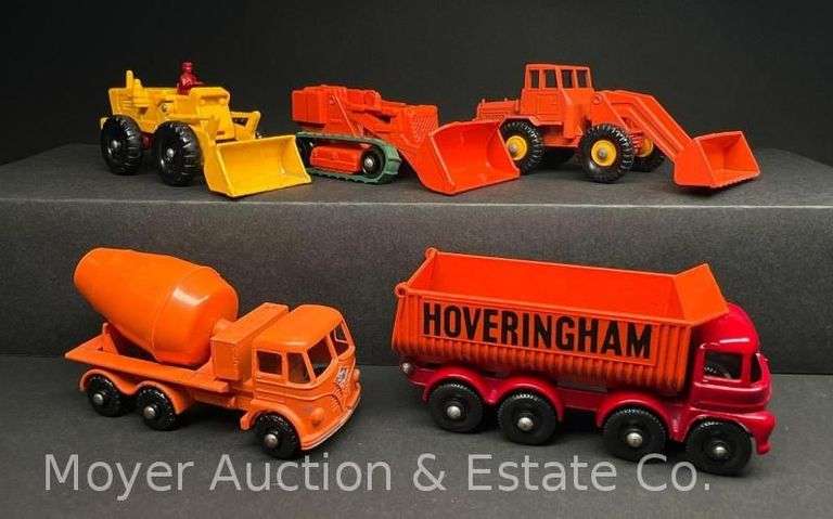 (5) Lesney Matchbox Construction Vehicles, No. 17, 26, 43, 58, and 69 image