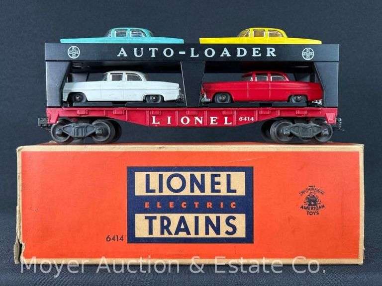 Lionel No. 6414 Automobile Car with Autos, in Original Box image