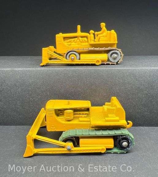 (2) Lesney Matchbox No. 18 Caterpillar Bulldozers image