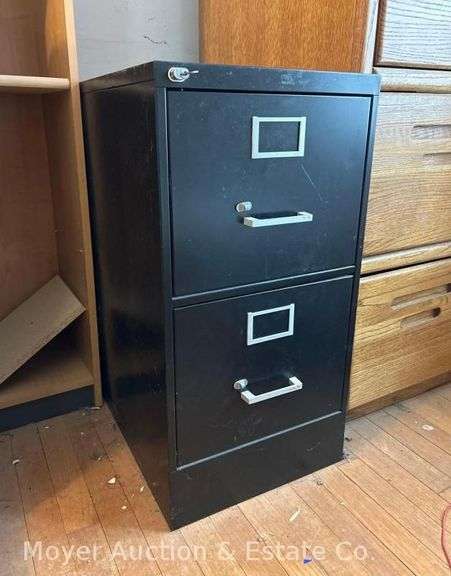 2 Drawer Metal Filing Cabinet, 15"x28"x29"h image