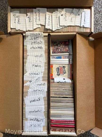 (3) Boxes of Football Cards image