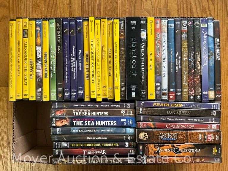 (40) DVD's: National Geographic, Discovery Classics, Etc. image