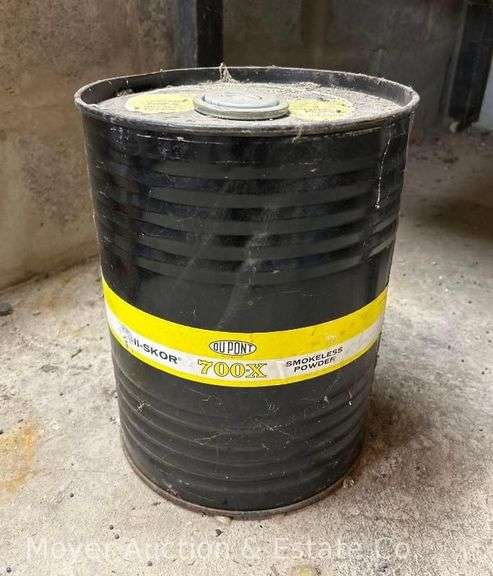 12lb Can of DuPont 700x Smokeless Powder, Appears New, Condition Unknown image