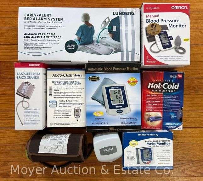 Group of Blood Pressure Monitors, New Bed Alarm, Etc. image