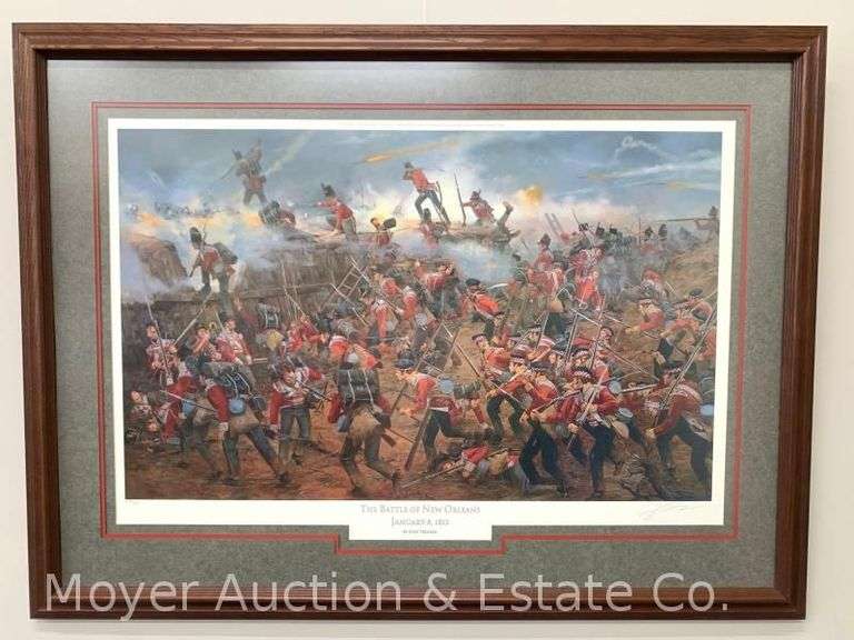 Civil War Lithograph Print: "The Battle of New Orleans" by Don Troiani, Signed, #244 of 500 image