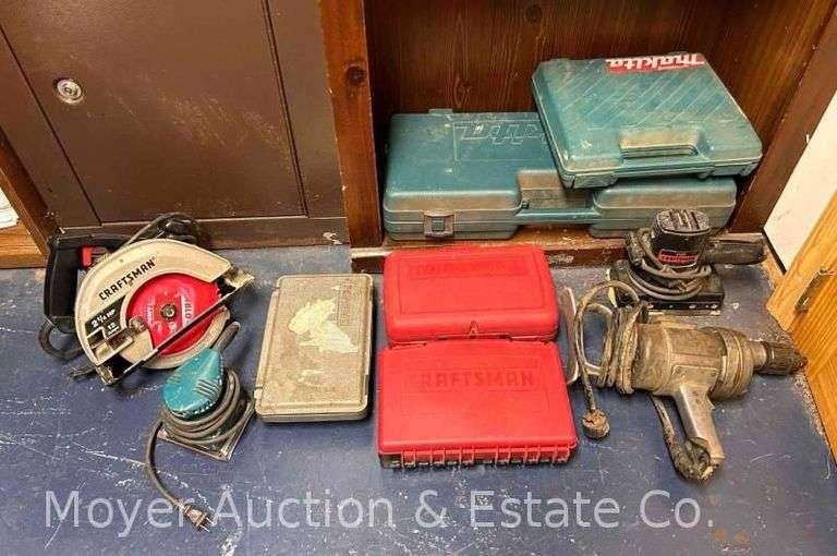 Group of Power Tools, Some with Cases image