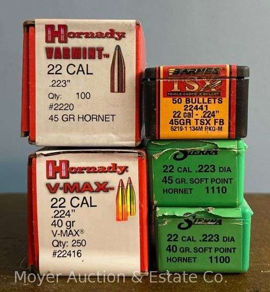 Group of .22 Caliber Reloading Bullets image