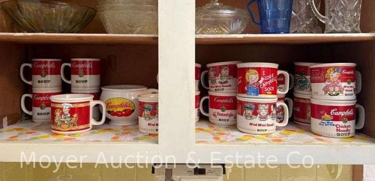 Group of Campbells Soup Mugs image