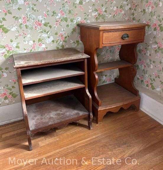 (2) Side Tables, 21" and 28"h image