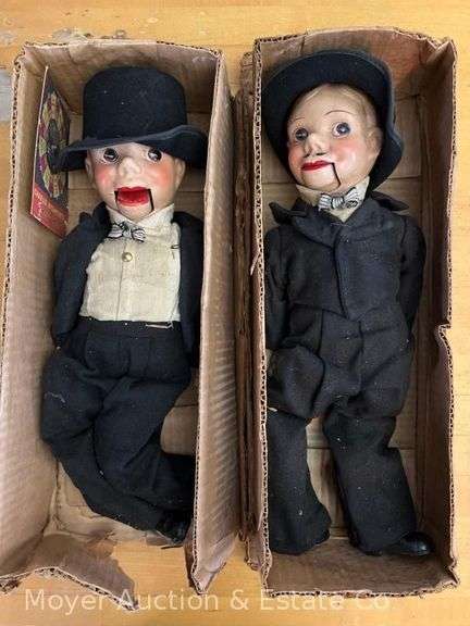 (2) Charlie McCarthy Ventriloquist Dolls image