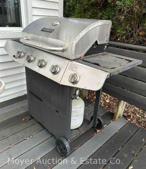 Master Forge Propane Grill, with Propane Tank image
