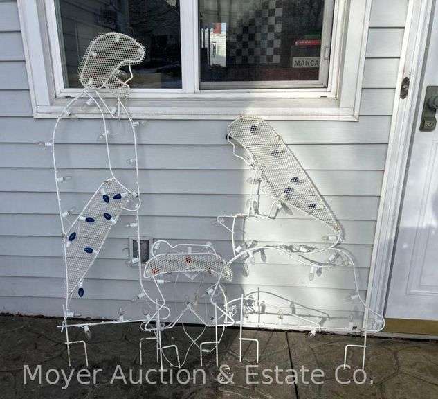 Lighted Christmas Nativity Silhouettes, with Box, 55"h image