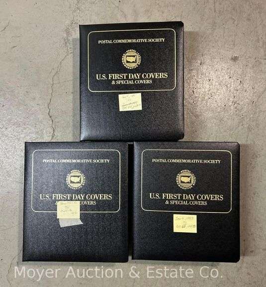 (3) Binders of First Day Covers image
