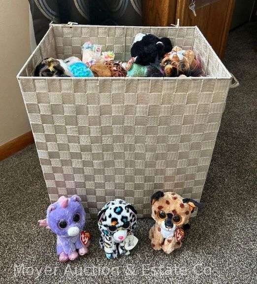 Basket of TY Beanie Boos image