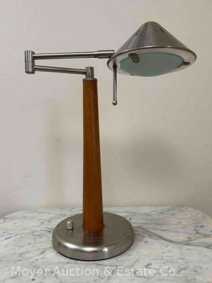 Mid-Century Modern Style Desk Lamp, 19"h image