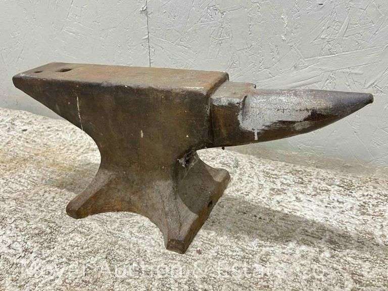 120lb Peter Wright Blacksmith Anvil, 4"w x 23"long image
