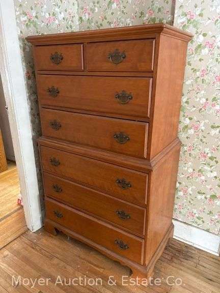 7 Drawer Chest of Drawers, French & Herald Company, 34"x19"x57"h image