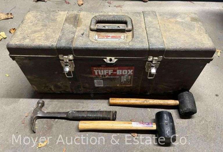 Toolbox with Tools, Hammers, Hand Tools, Etc. image