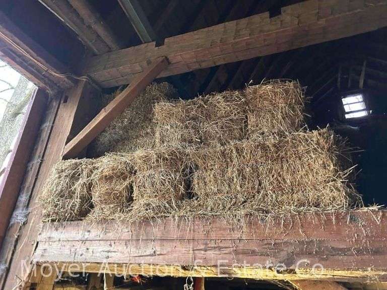 Group of Hay Bales, Buyer Responsible for Hand Removing from Loft image