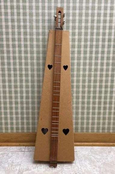 Dulcimer, Wood Neck, Cardboard Body, 31" Long image