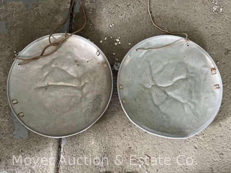 (2) Metal Snow Saucers, 22"w image