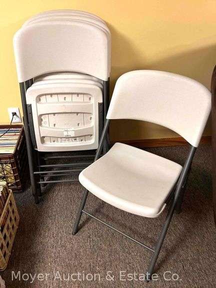 (6) Life-time Folding Chairs image
