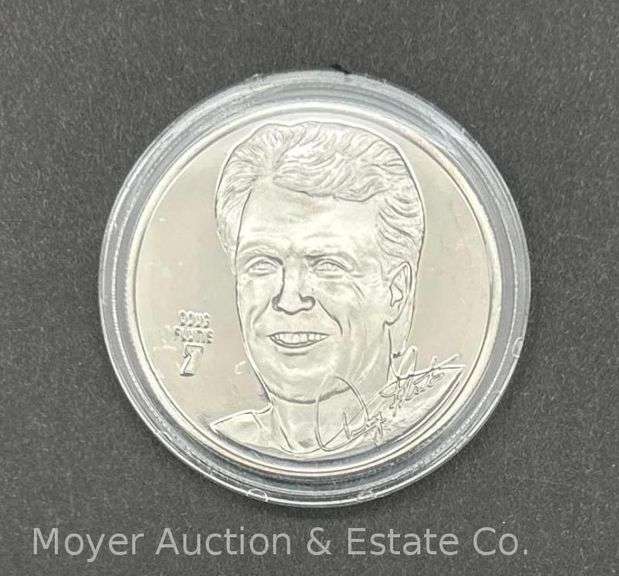 Doug Flutie Buffalo Bills One Ounce Silver Medallion, .999 Silver image