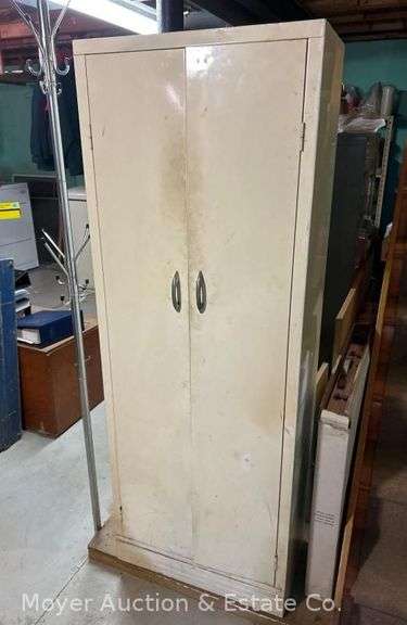 (2) Door Metal Storage Cabinet, 22"x12"x60"h image