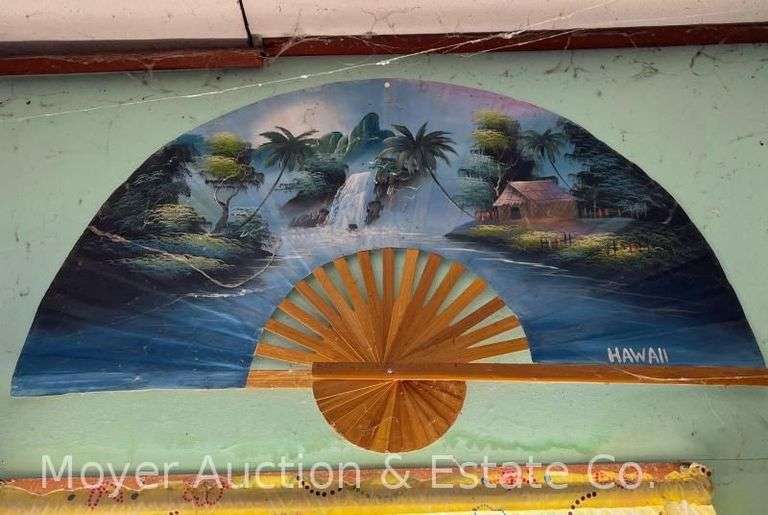 Painted Fan, Hawaii, x" Wide image