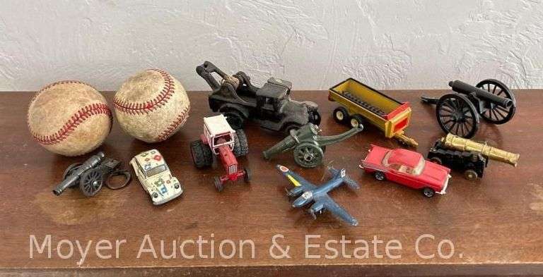 Group of Baseballs, Toys, Etc. image