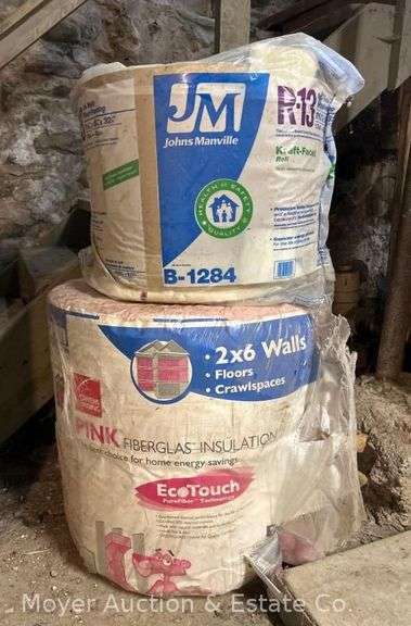 (2) New Rolls of Insulation, R19 and R13 image