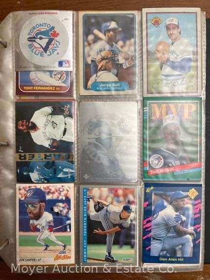 Album of Baseball Cards, all Toronto Blue Jays, Circa Mid-1980's to Early '90's image