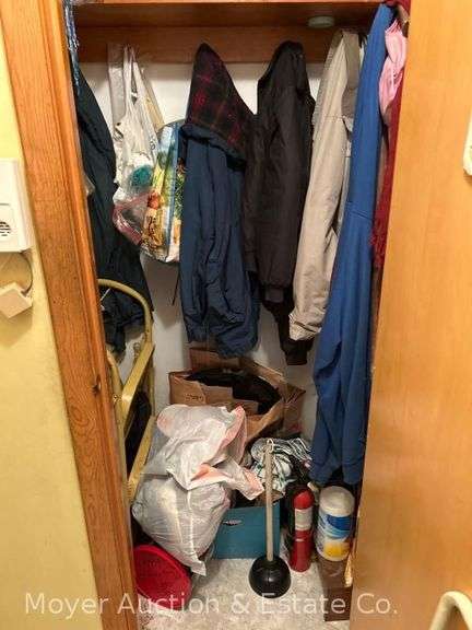 Contents of Entry Closet image