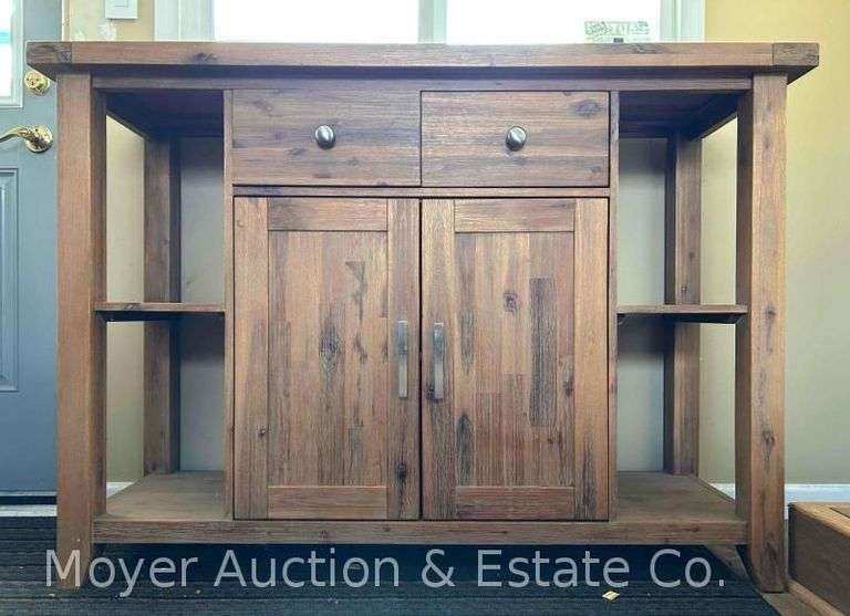 Entryway Table/Cabinet, 54"x18"x38"h image