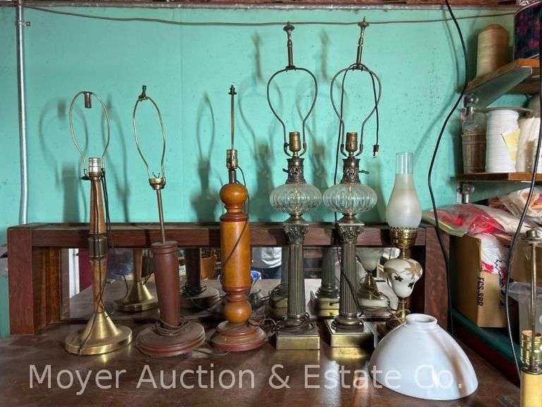 Group of Lamp Bases and Shades image