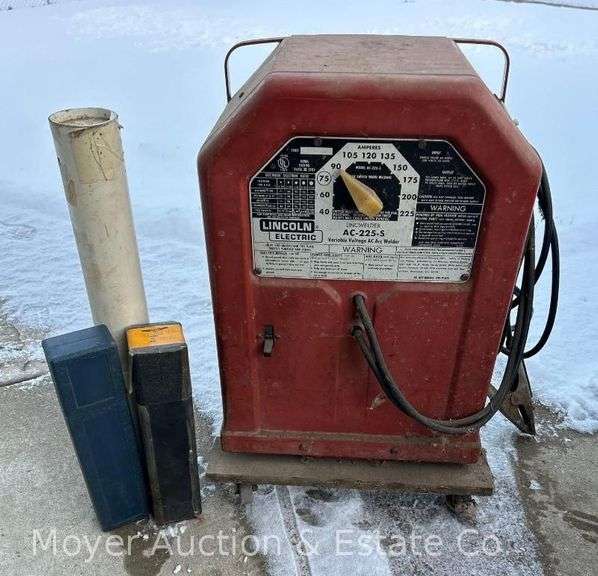 Lincoln Electric Welder with Welding Rods image