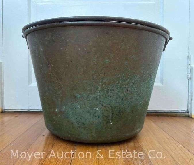 Large Copper Kettle, 12"h image