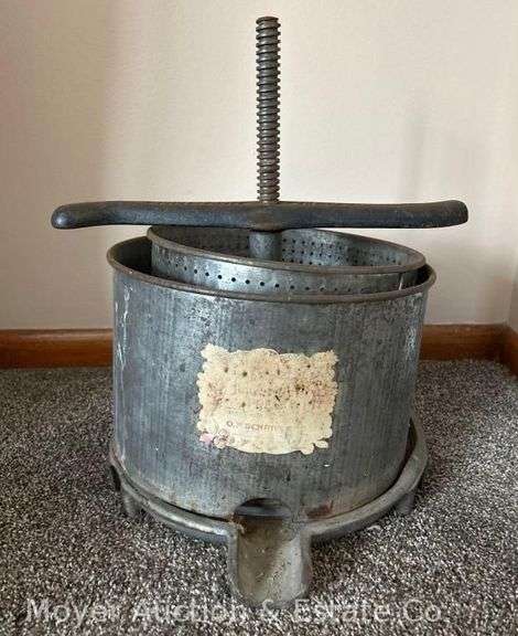 Juicy Fruit 3gal. Cider Press, with 3 legs, 12"w image
