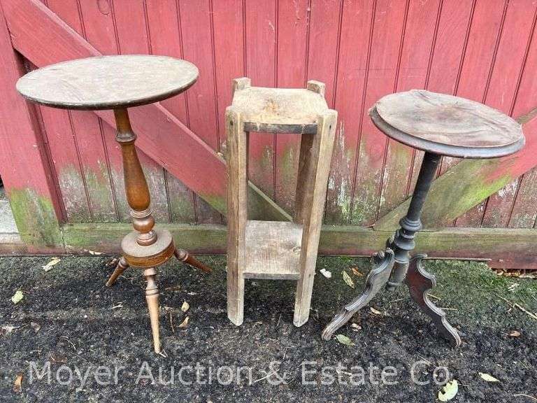 (3) Small Side Stands, 24"-26"h image