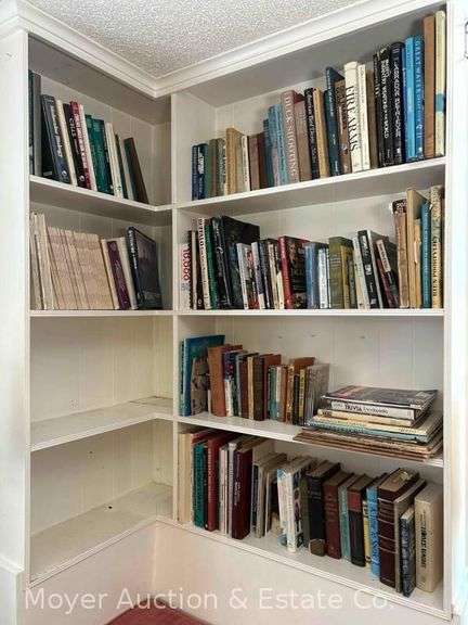 Contents of Bookshelf, Sportsman, Gardening, Medical Books, Etc. image
