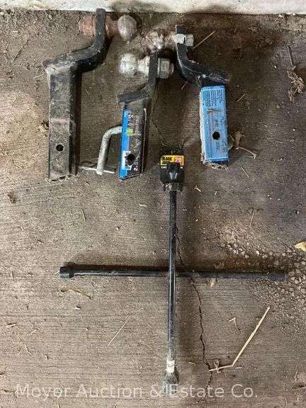 (3) 2" Ball Hitches and Tire Iron image