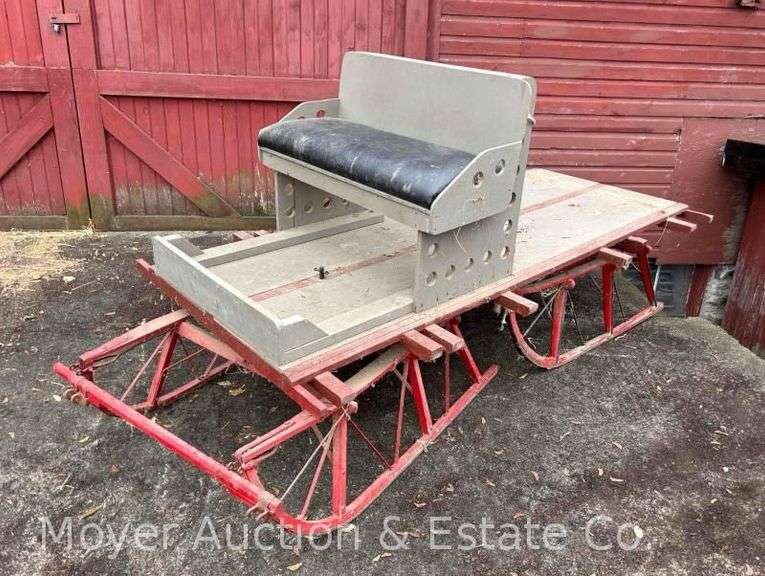 Gray/Red Sleigh with Attachments image