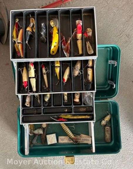 Tackle Box with Vintage Fisher Lures image